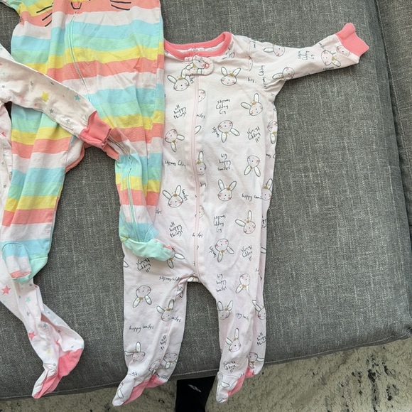 3 month baby footed sleeper pajama bundle - Picture 2 of 13